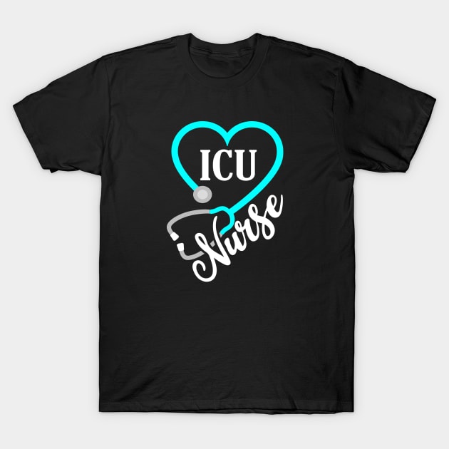 ICU Nurse T-Shirt by KayBee Gift Shop